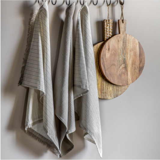 Set of 3 Striped Tea Towels