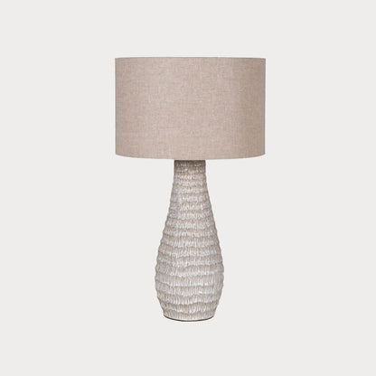 Beige Table Lamp with Matching Shade