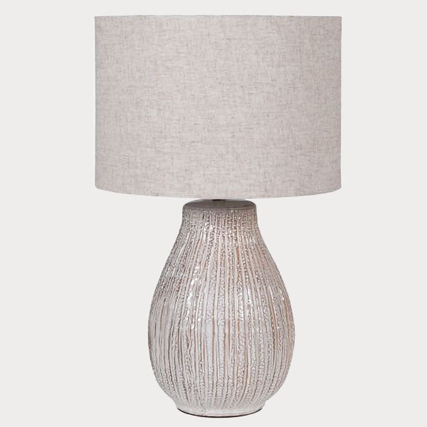 Textured Table Lamp with Shade