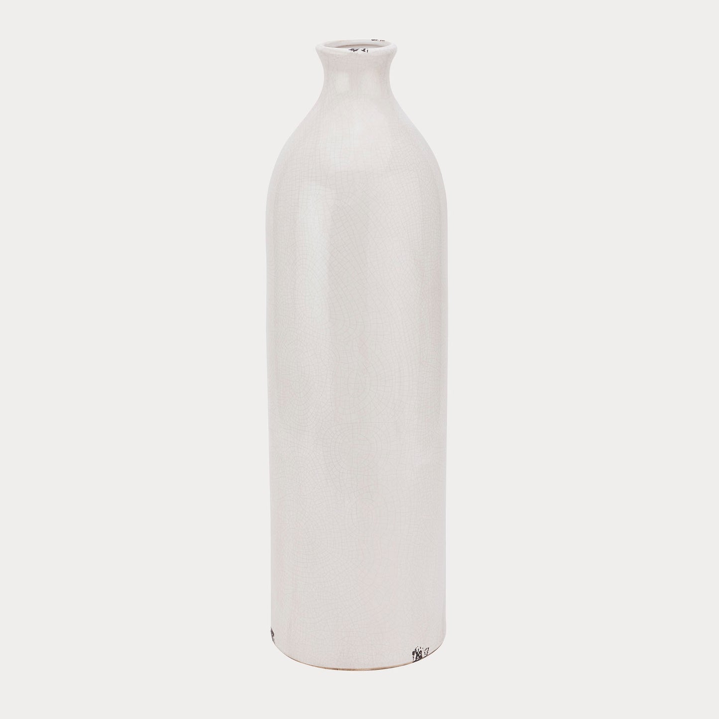 Crackled Glazed Vase in Neutral