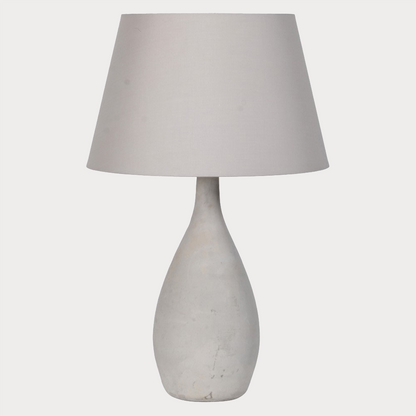 Concrete Lamp with Matching Shade