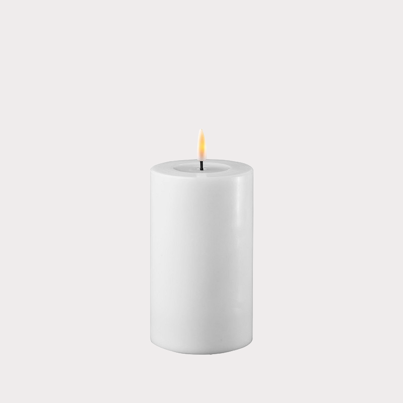 Slim White Indoor LED Candle