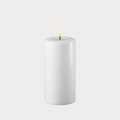 Slim White Indoor LED Candle