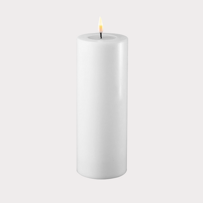 Slim White Indoor LED Candle