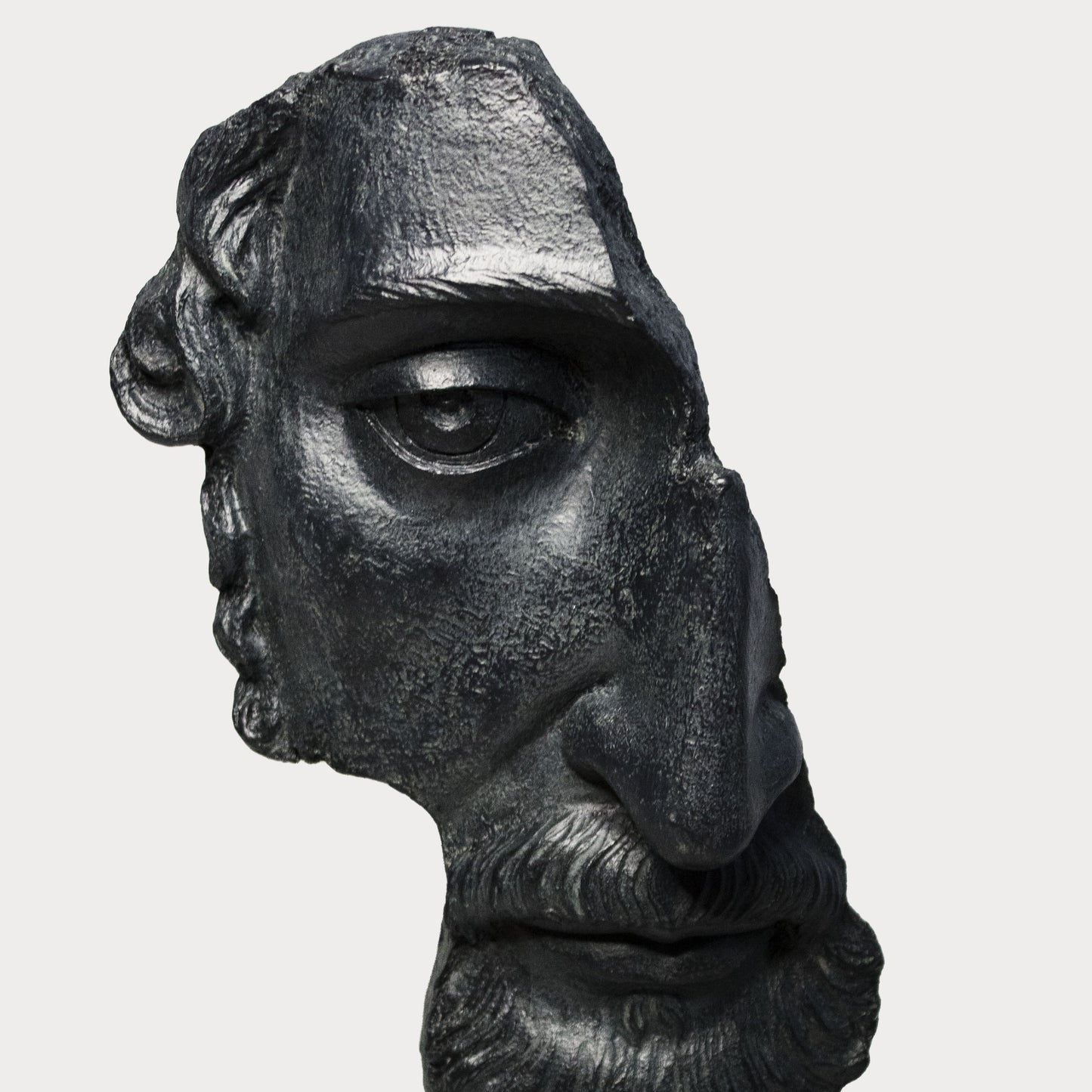 Greek God Face Sculpture