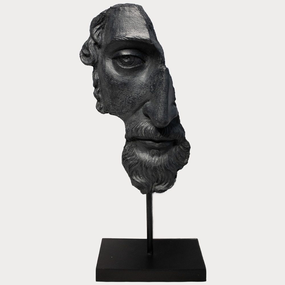 Greek God Face Sculpture